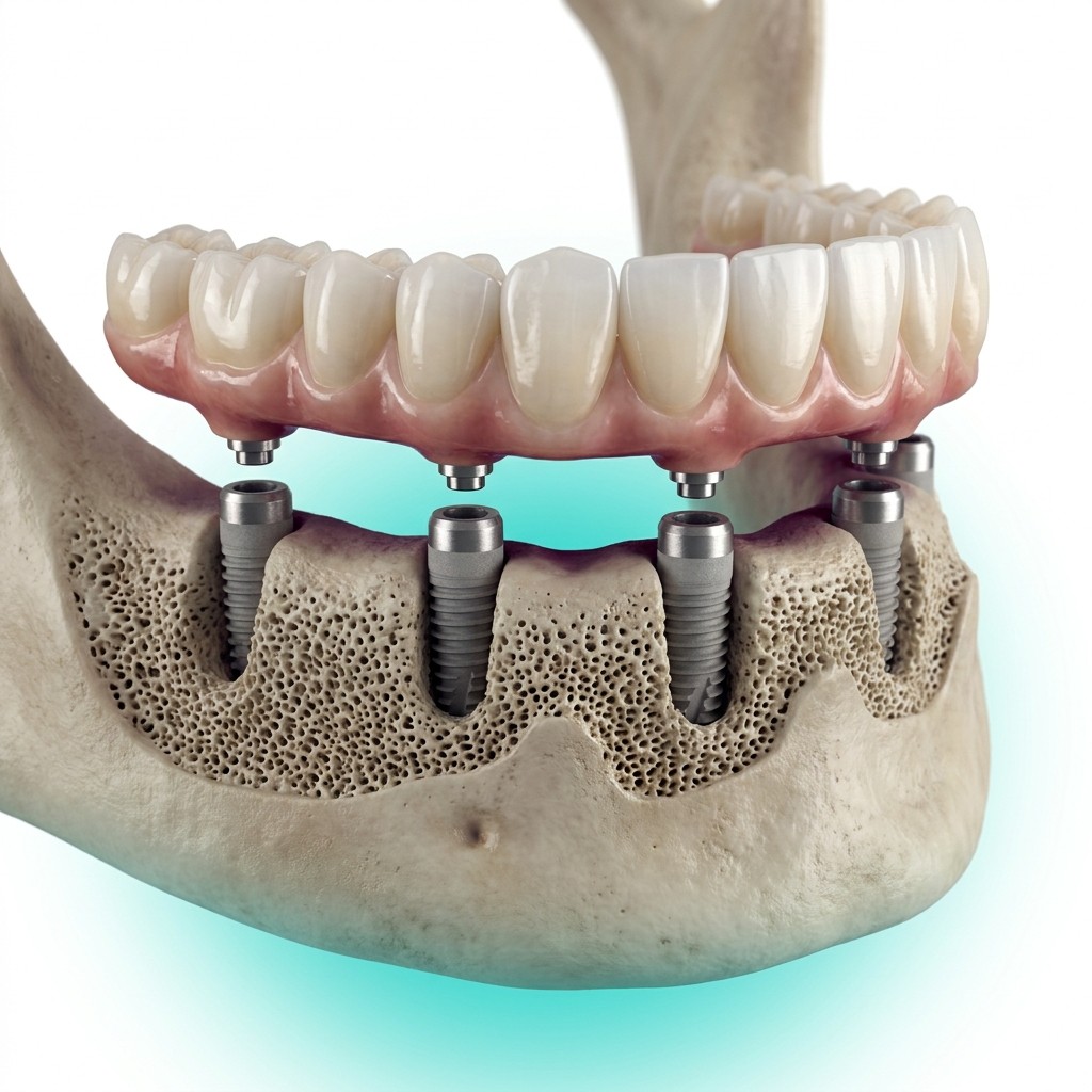 Prótese protocolo fixa sobre implantes